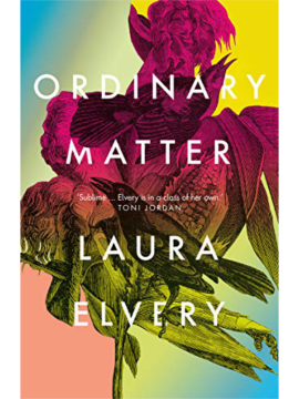 Bright book with flower and bird in greens, yellows, pinks, blues - Ordinary Matter